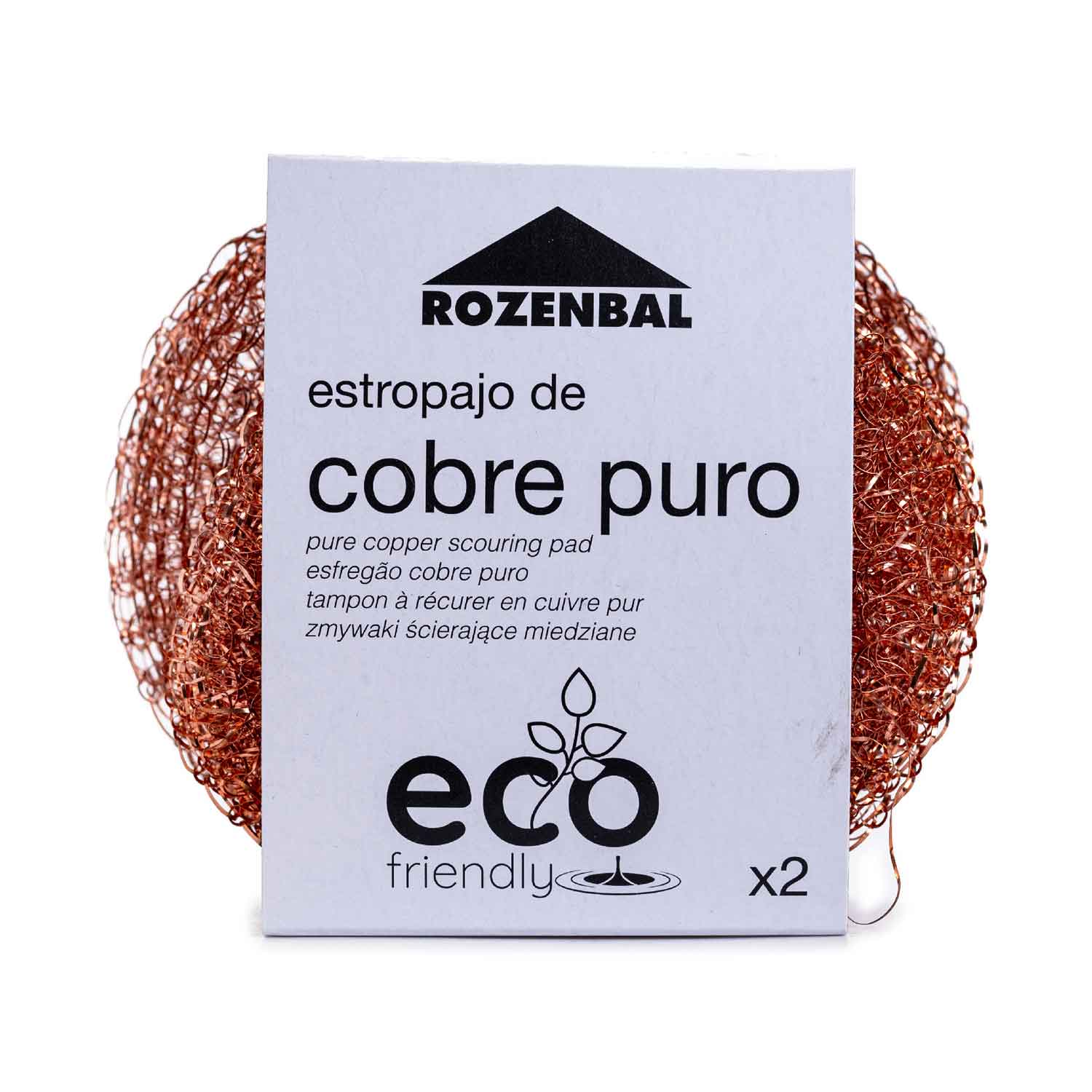 Estropajo de Cobre 2uds Rozenbal