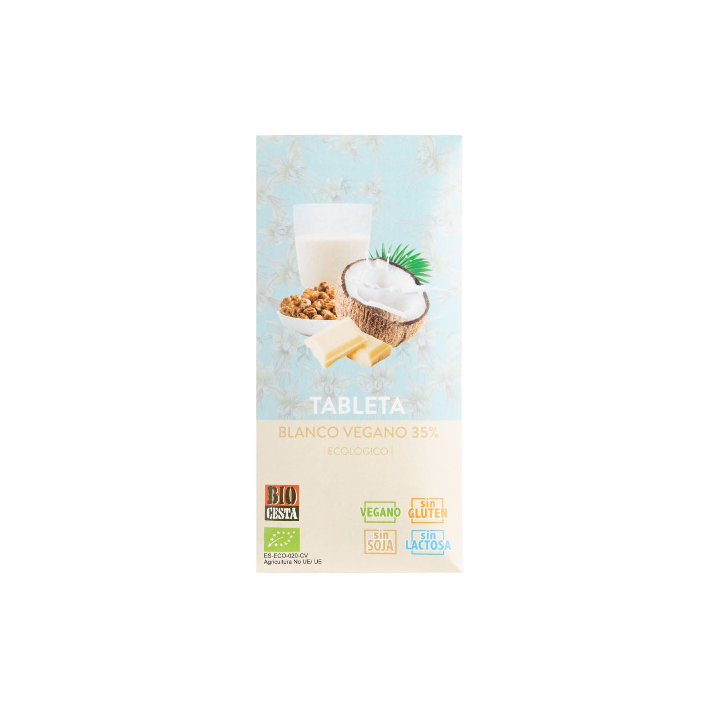 Chocolate Blanco 35% Vegano 70g Bio Cesta