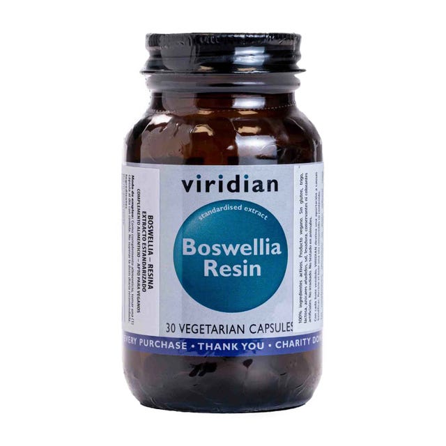 Boswellia Extracto de Resina (Boswellia serrata) 30 cápsulas Viridian