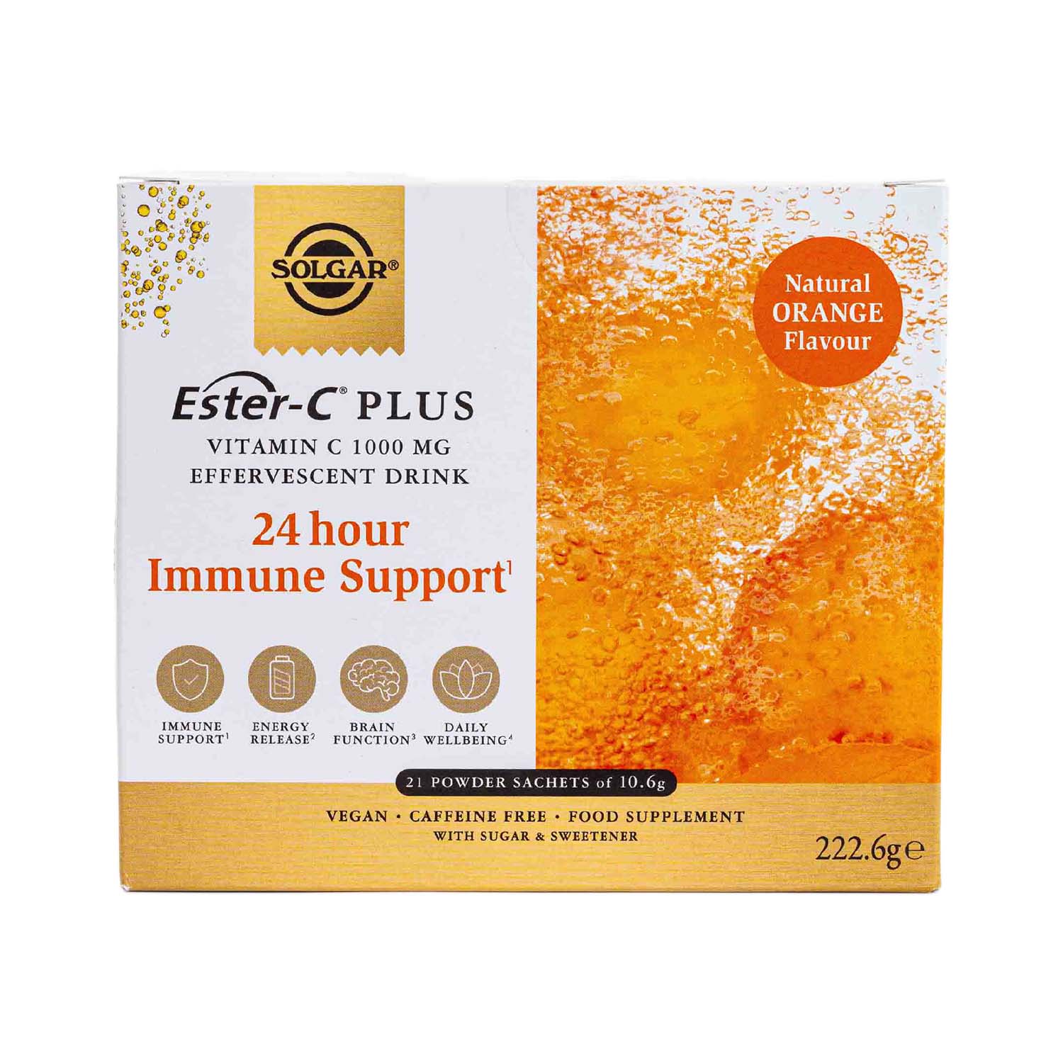 Ester-C Plus Vitamina C 1000mg Efervescente 21ud Solgar