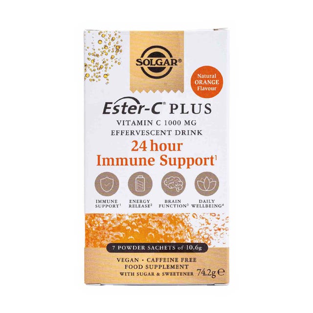 Ester-C Plus Vitamina C 1000mg Efervescente 7ud Solgar