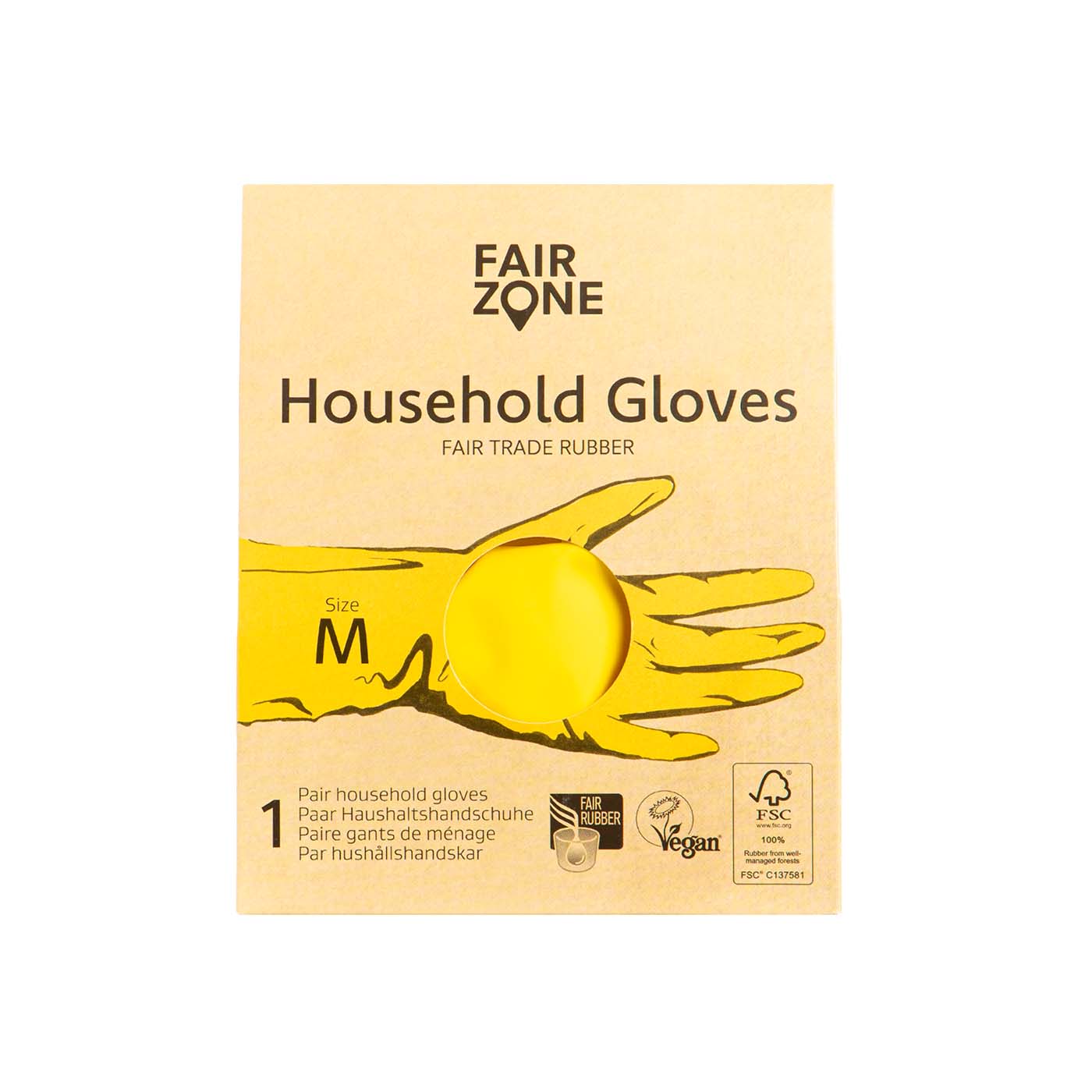 Guantes de Látex Talla M 1 par Fair Squared