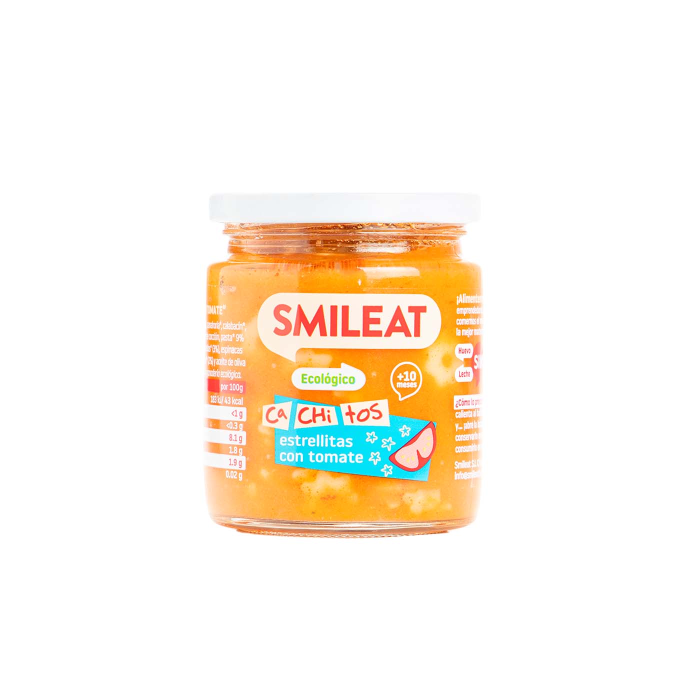 Potito Cachitos de Pasta con Tomate 230g Smileat