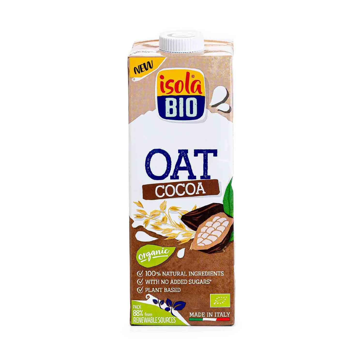 Bebida de Avena y Cacao 1L Isola Bio