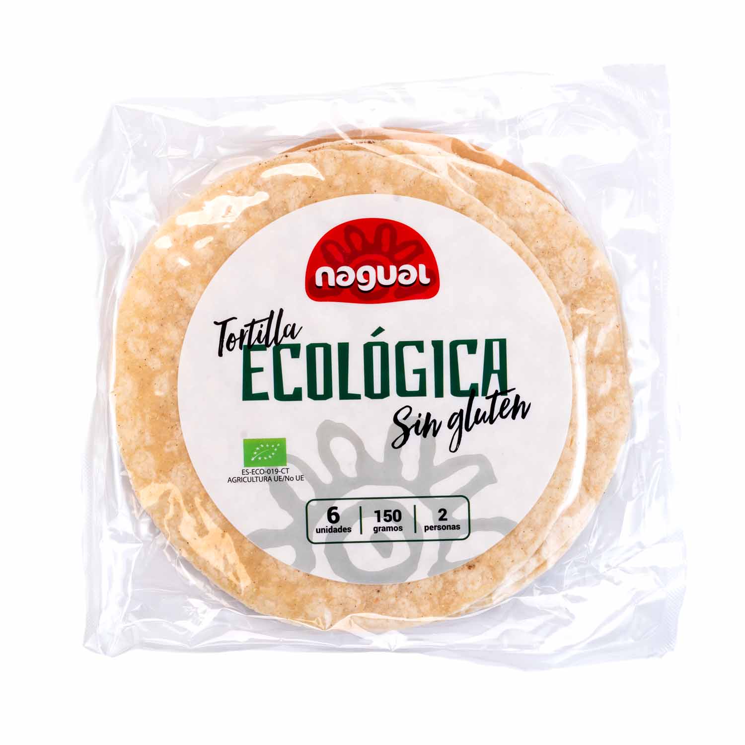 Tortilla de Maíz Eco sin Gluten 150g Nagual