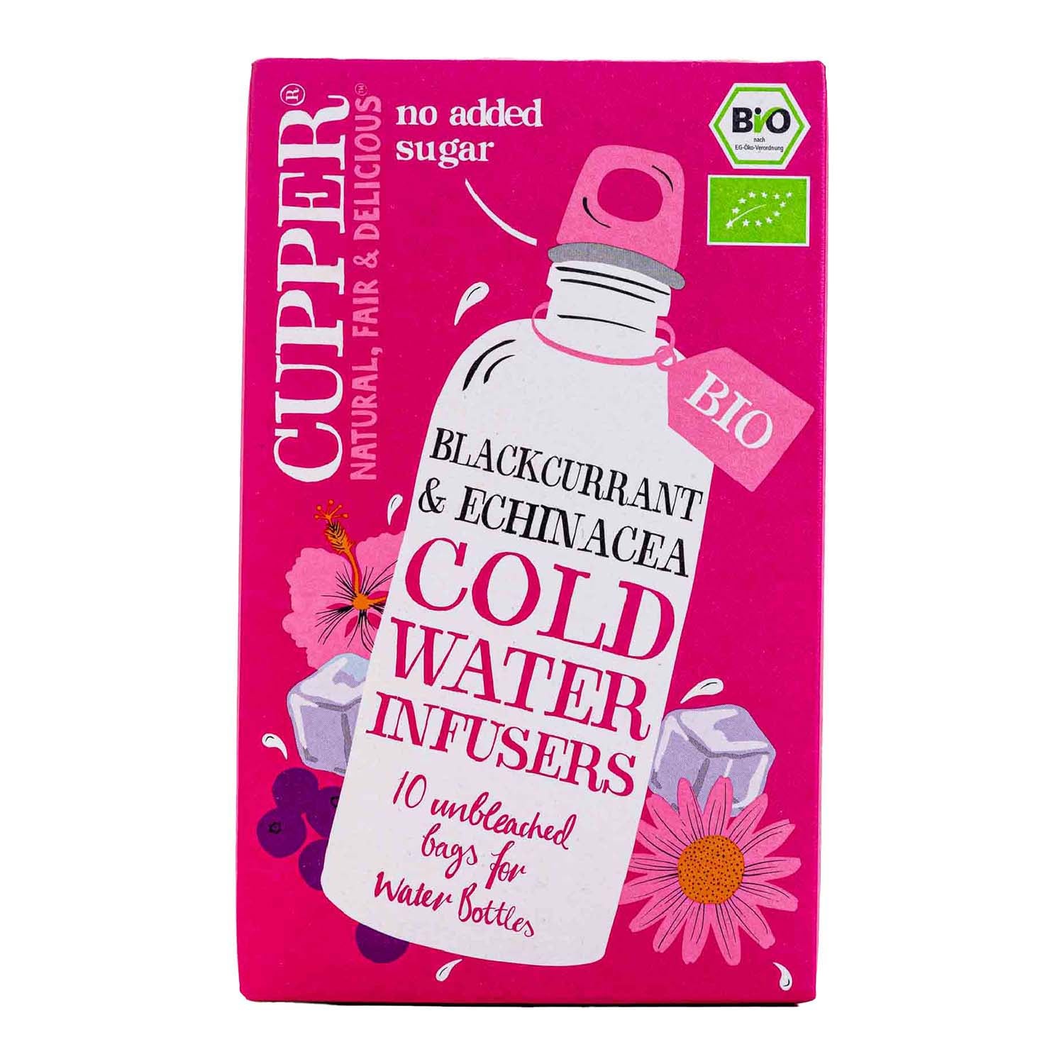 Infusión Fría de Grosella Negra y Equinácea 10 filtros Cupper