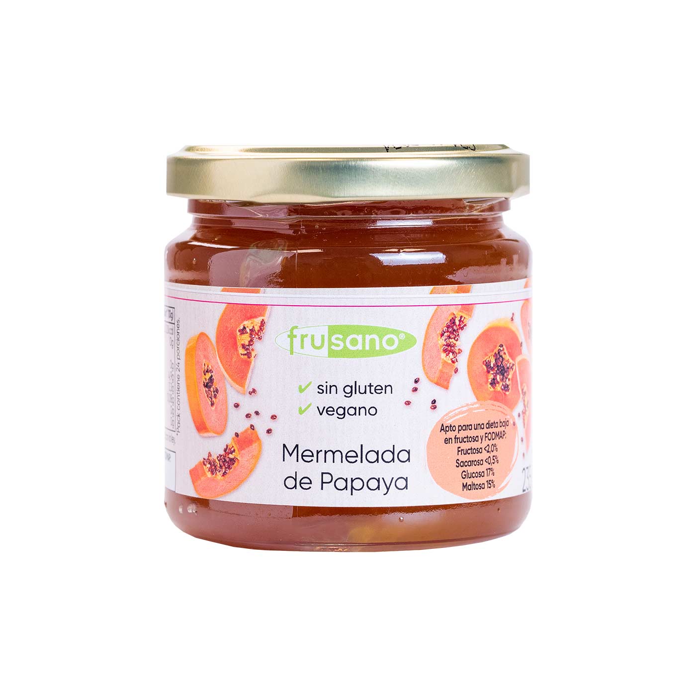 Mermelada de Papaya sin Fructosa 235g Frusano