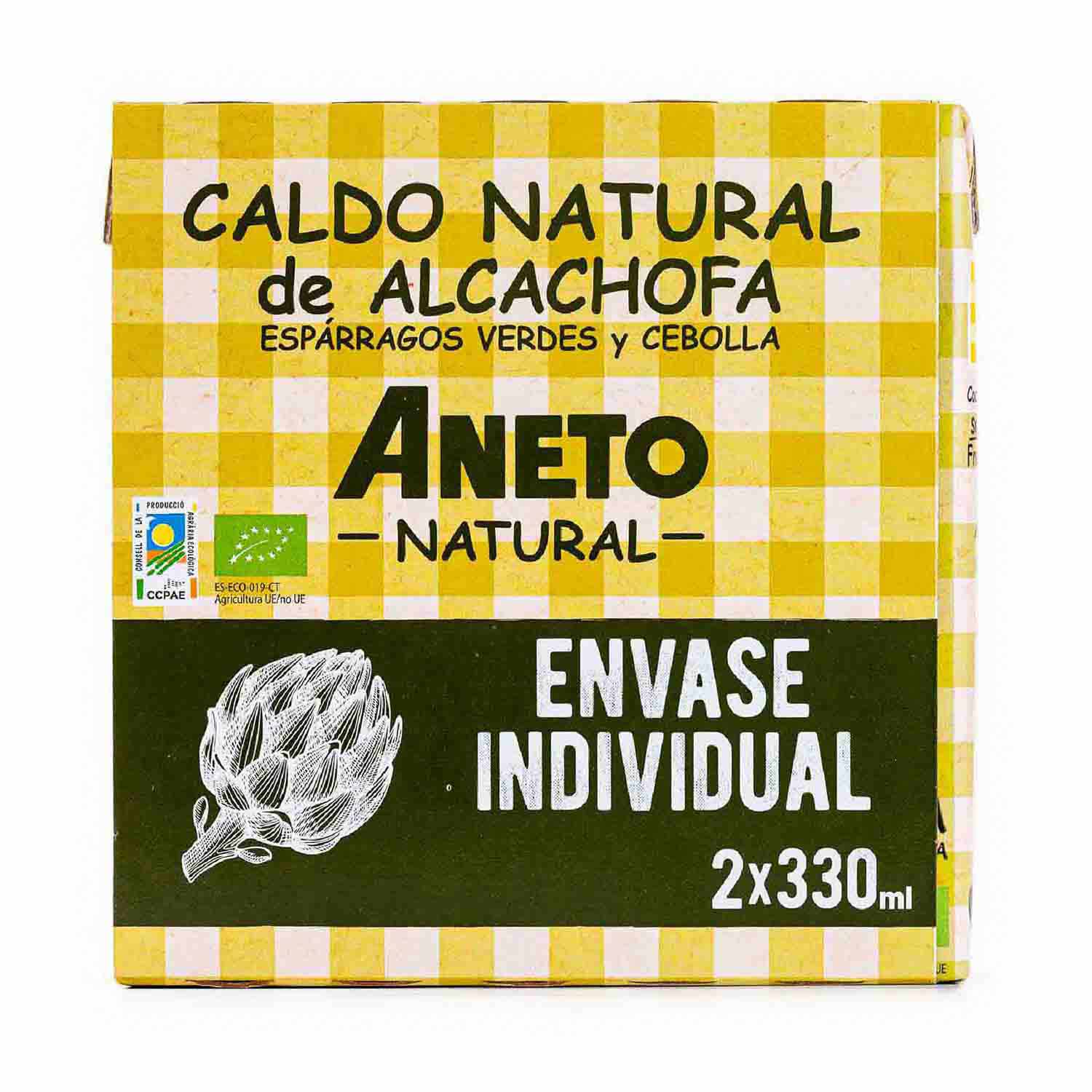 Caldo de Alcachofa 300ml Aneto