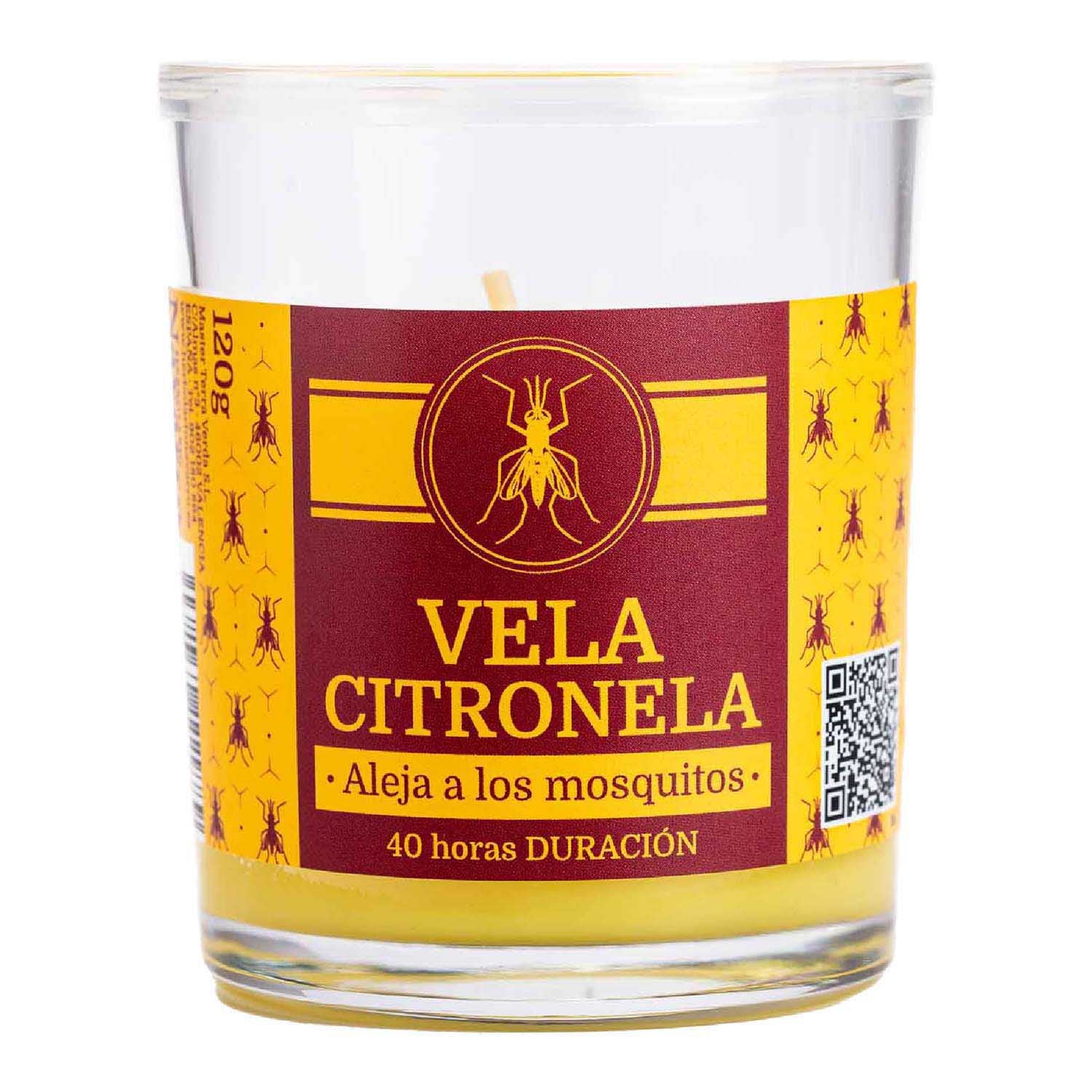 Vela Vaso de Citronela 120g Herbolario Navarro