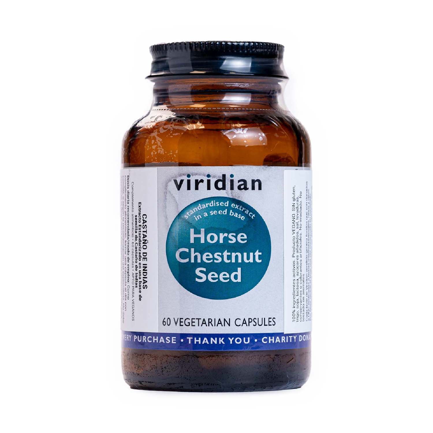 Castaño de Indias Extracto Estandarizado 60 cápsulas Viridian