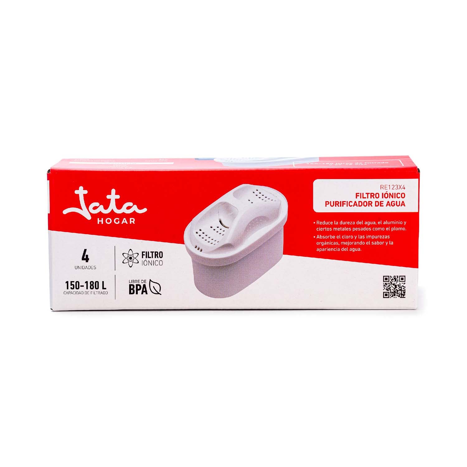 Pack 4 filtros para Jarras Purificadoras de Agua 4ud Jata