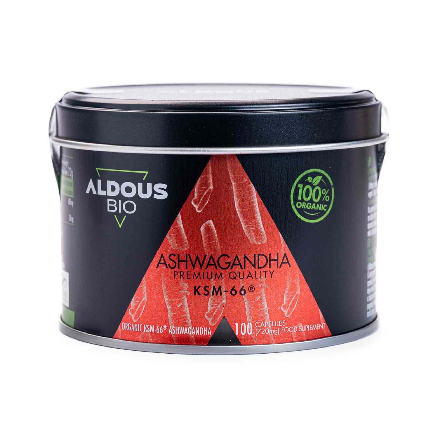 Extracto de Raíz de Ashwagandha Ksm-66 100 cápsulas Aldous Bio