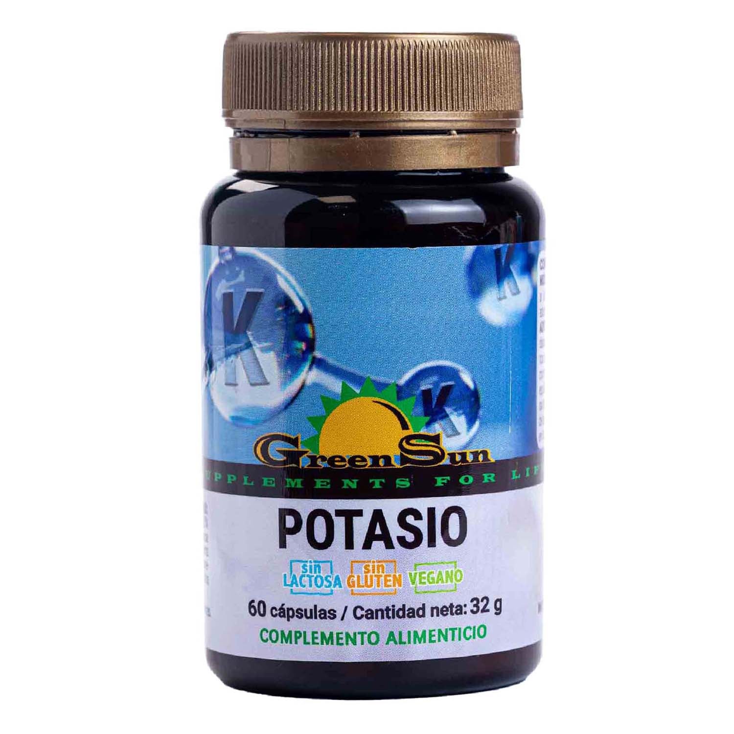 Potasio 60 cápsulas Green Sun