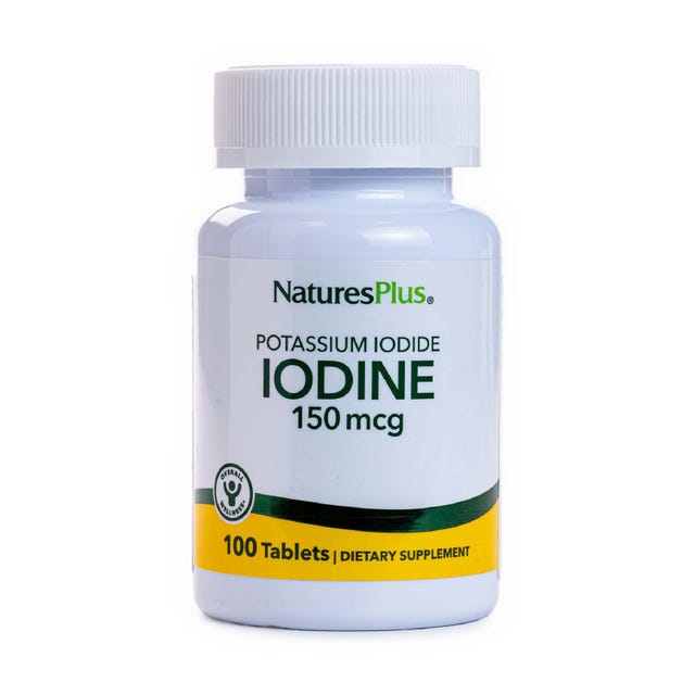 Iodine (Yoduro Potásico) 100 comprimidos Nature'S Plus
