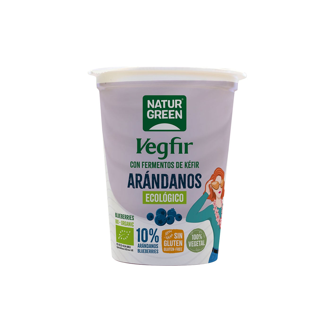 Vegfir de Almendra con Arándanos 400g Naturgreen