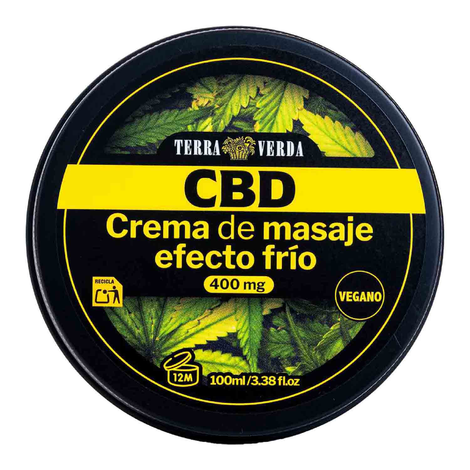 Crema Masaje Efecto Frío con CBD 100ml Herbolario Navarro