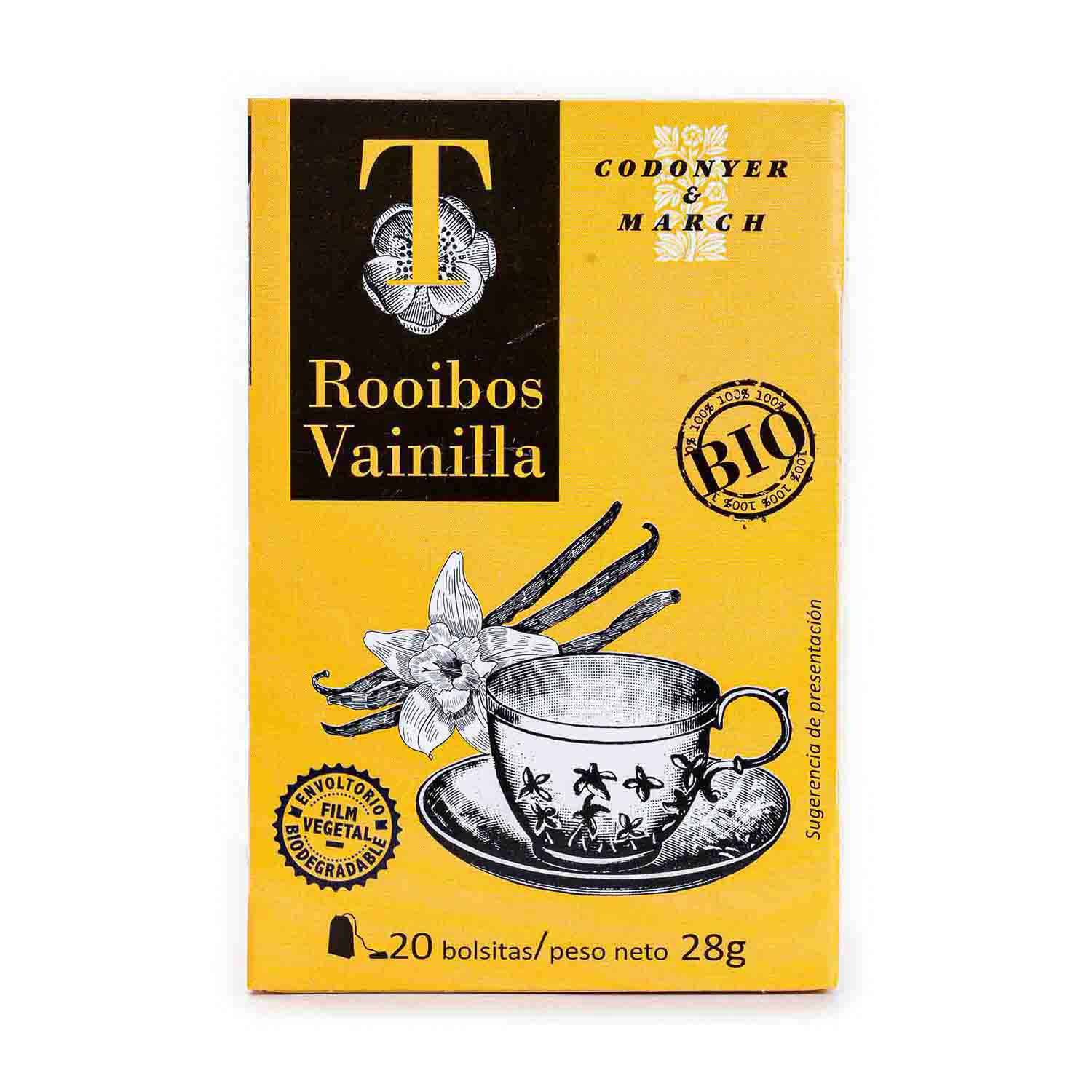 Infusión Rooibos - Vainilla 20 filtros Codonyer & March