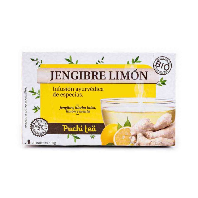 Tisana Jengibre y Limón 20ud Puchi Tea