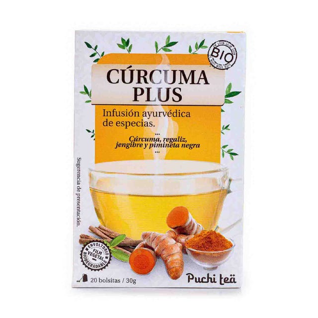 Tisana Cúrcuma Plus 20ud Puchi Tea