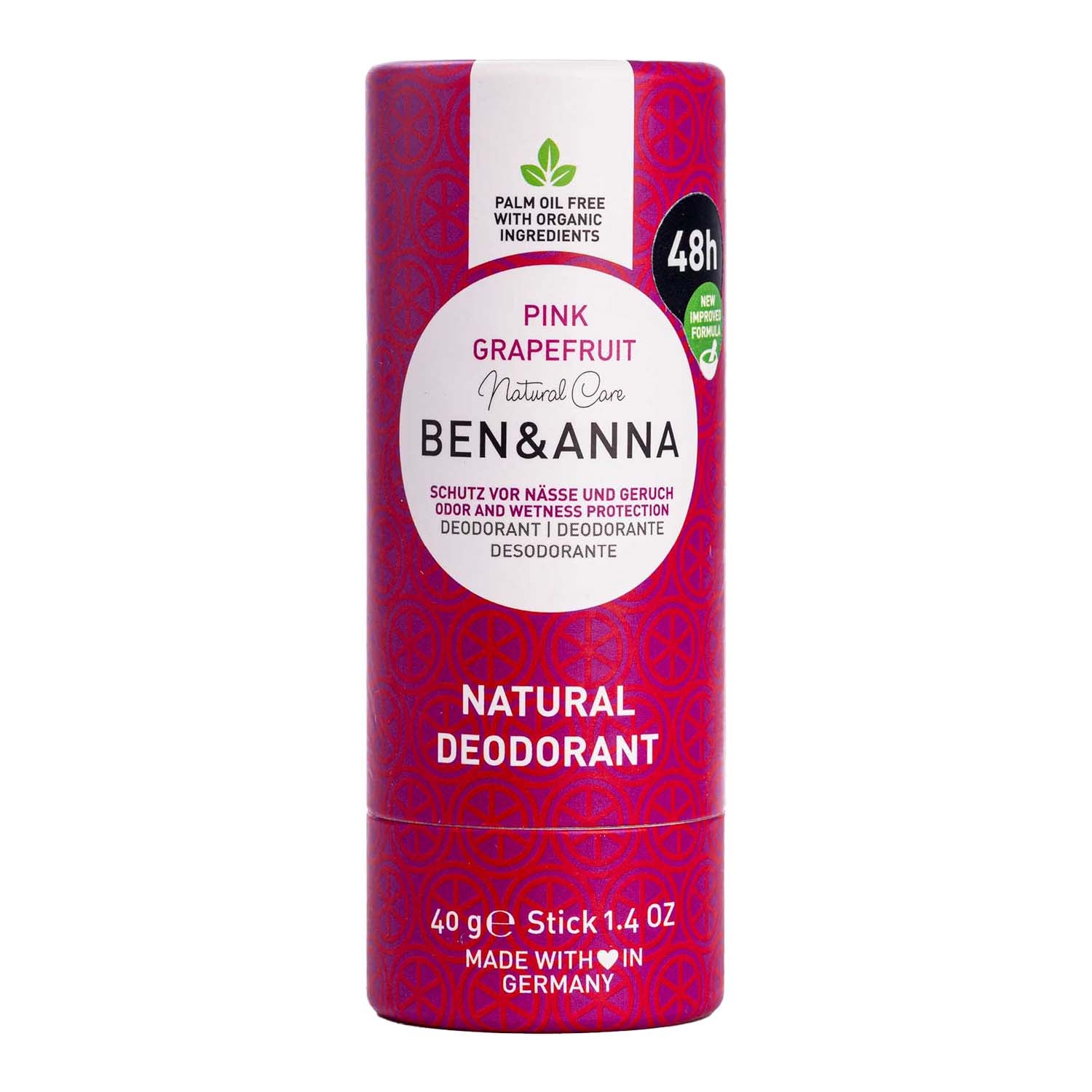 Desodorante Natural Pink Grapefruit 40g