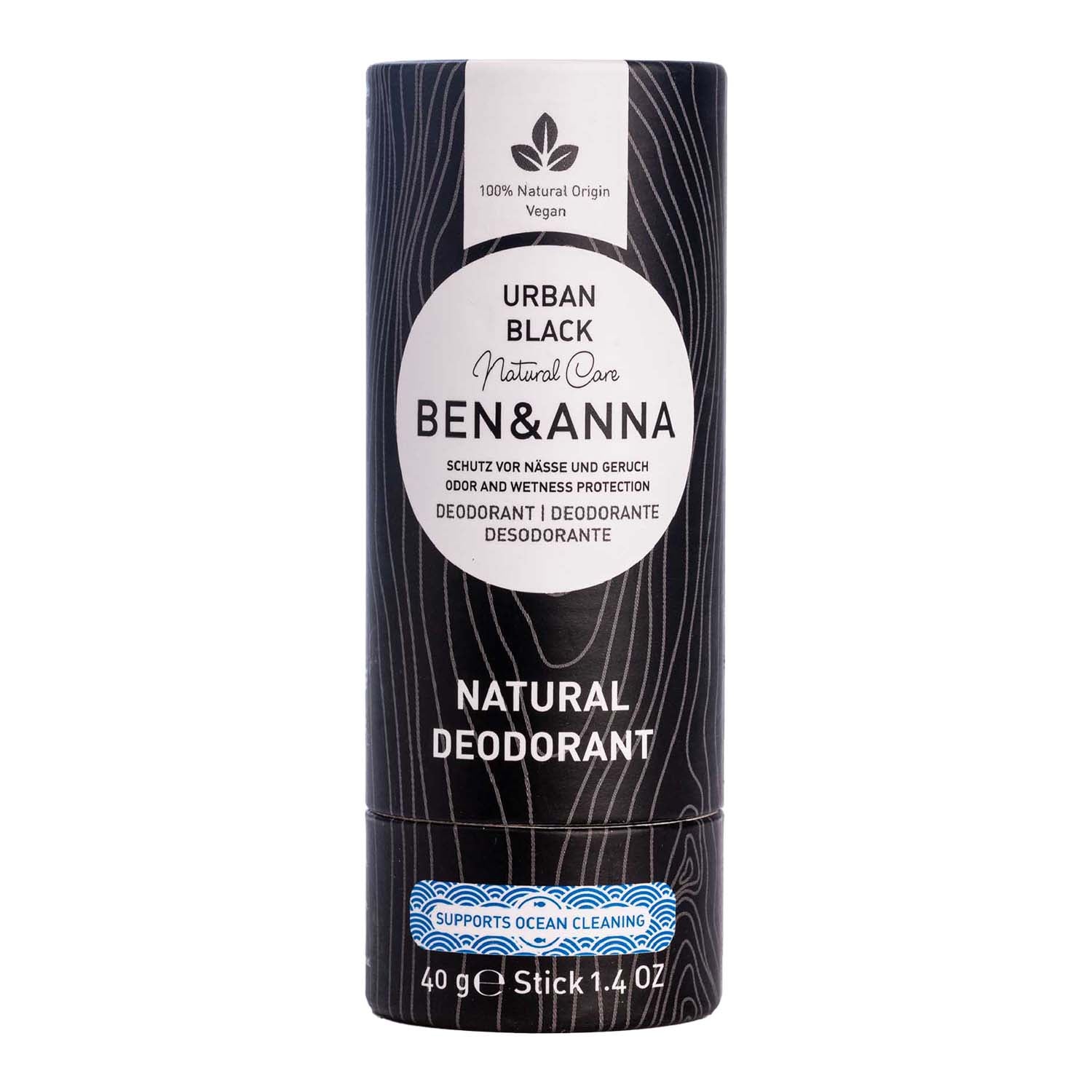 Desodorante Natural Urban Black Benn & Anna