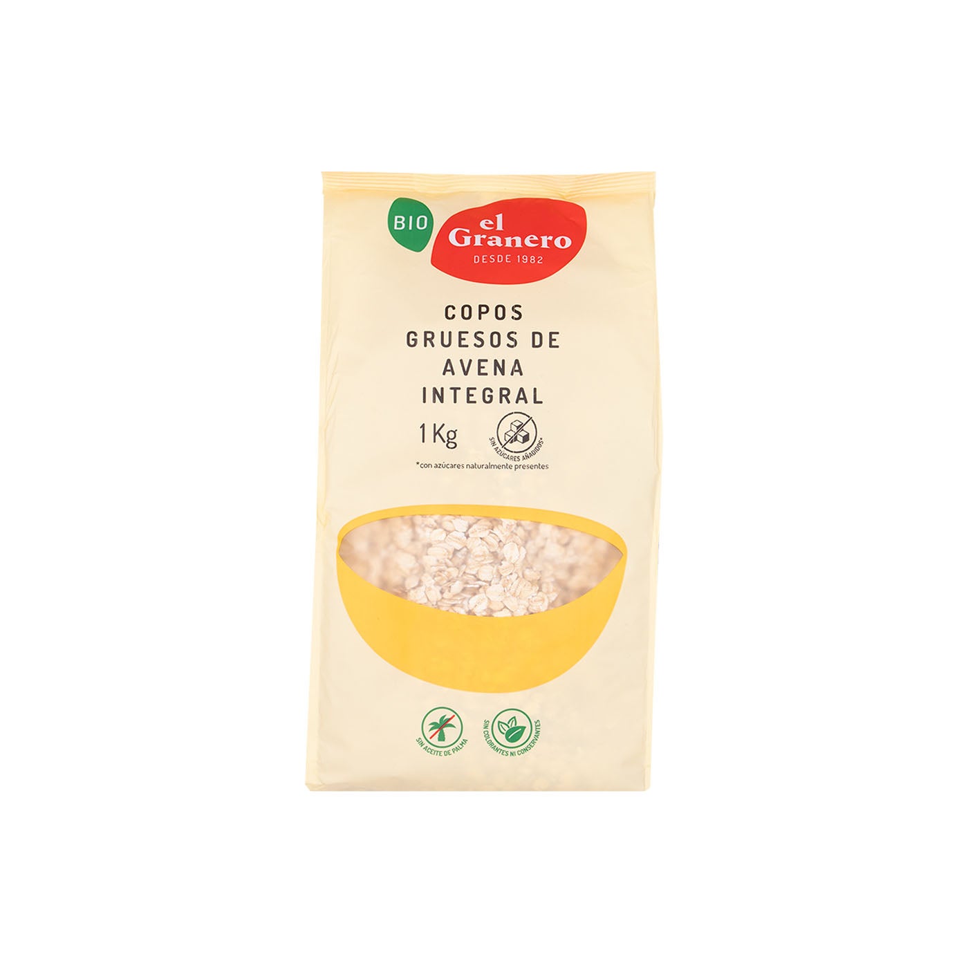Copos de Avena Integral 1kg El Granero Integral 