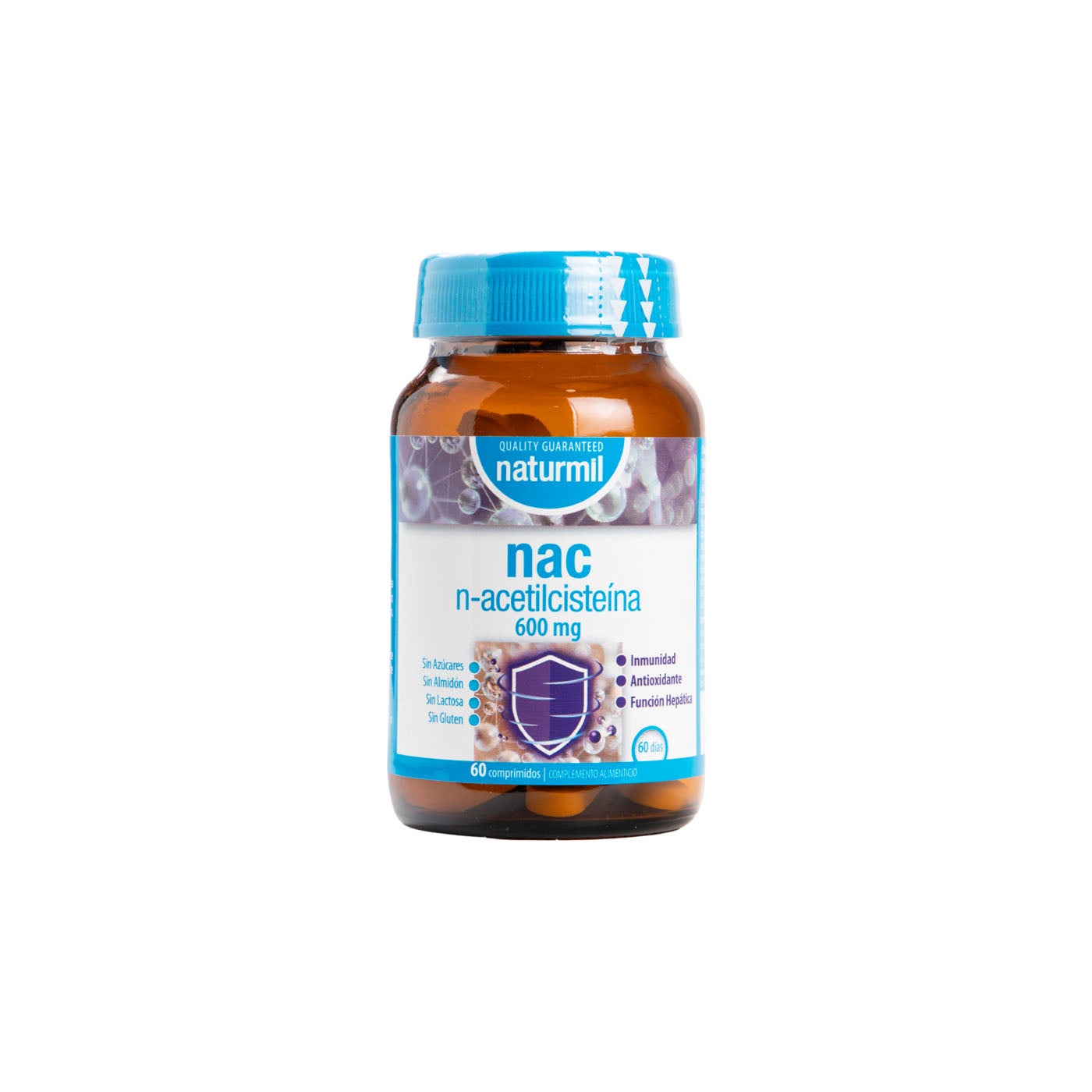 NAC N-Acetilcisteína 600mg 60 comprimidos Naturmil