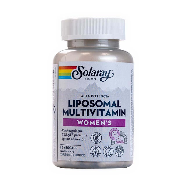 Womens Liposomal Multivitamínico 60 uds Solaray