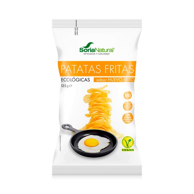 Patatas Fritas Sabor Huevo Frito 125g Soria Natural