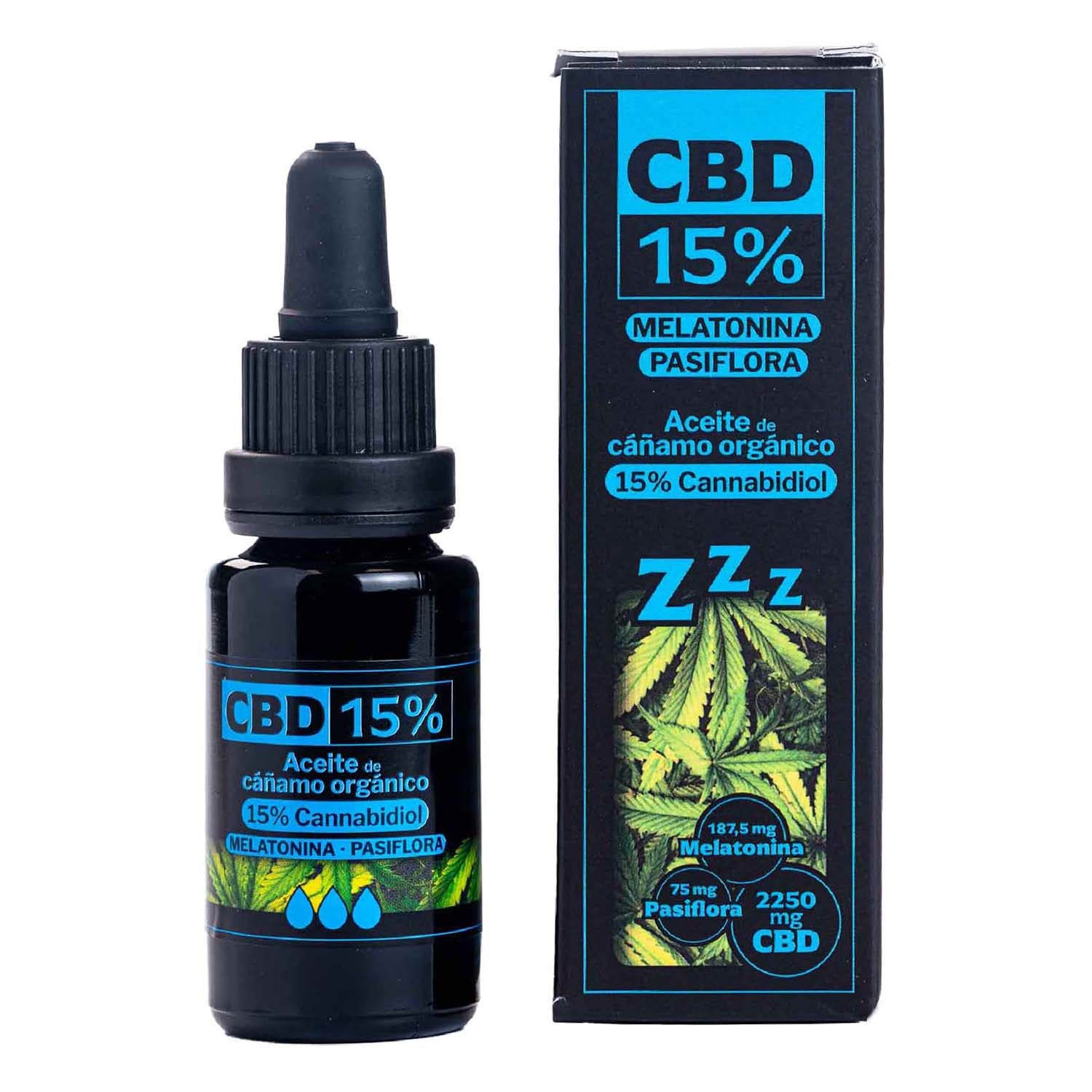 Aceite de CBD 15% con melatonina 15ml Terra Verda