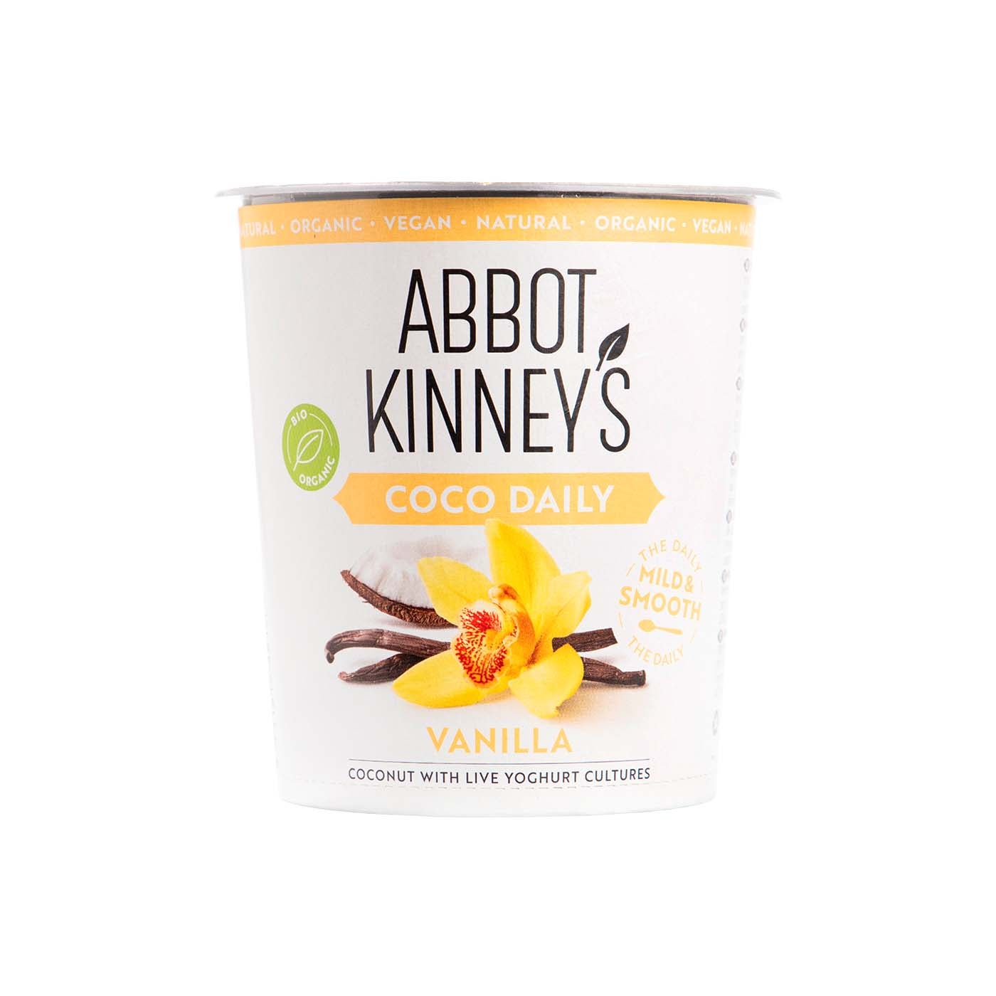 Postre vegetal de Coco Daily Vainilla 350g Abbot Kinney´s