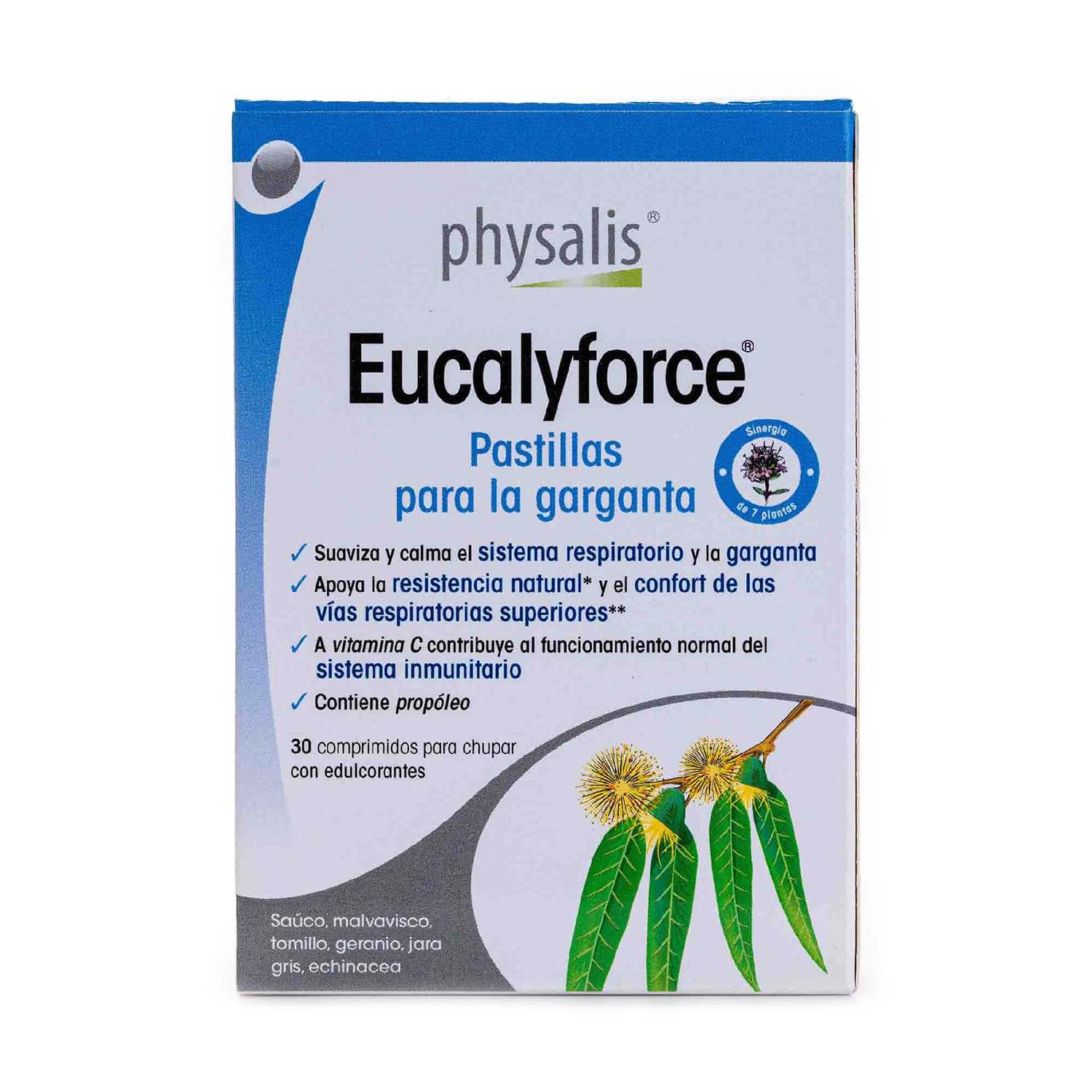 Eucalyforce Pastillas Garganta 30comp Physalis