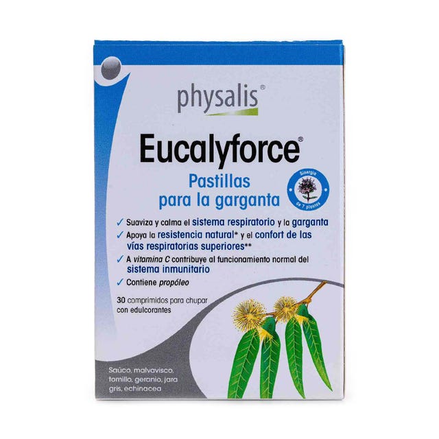 Eucalyforce Pastillas Garganta 30comp Physalis