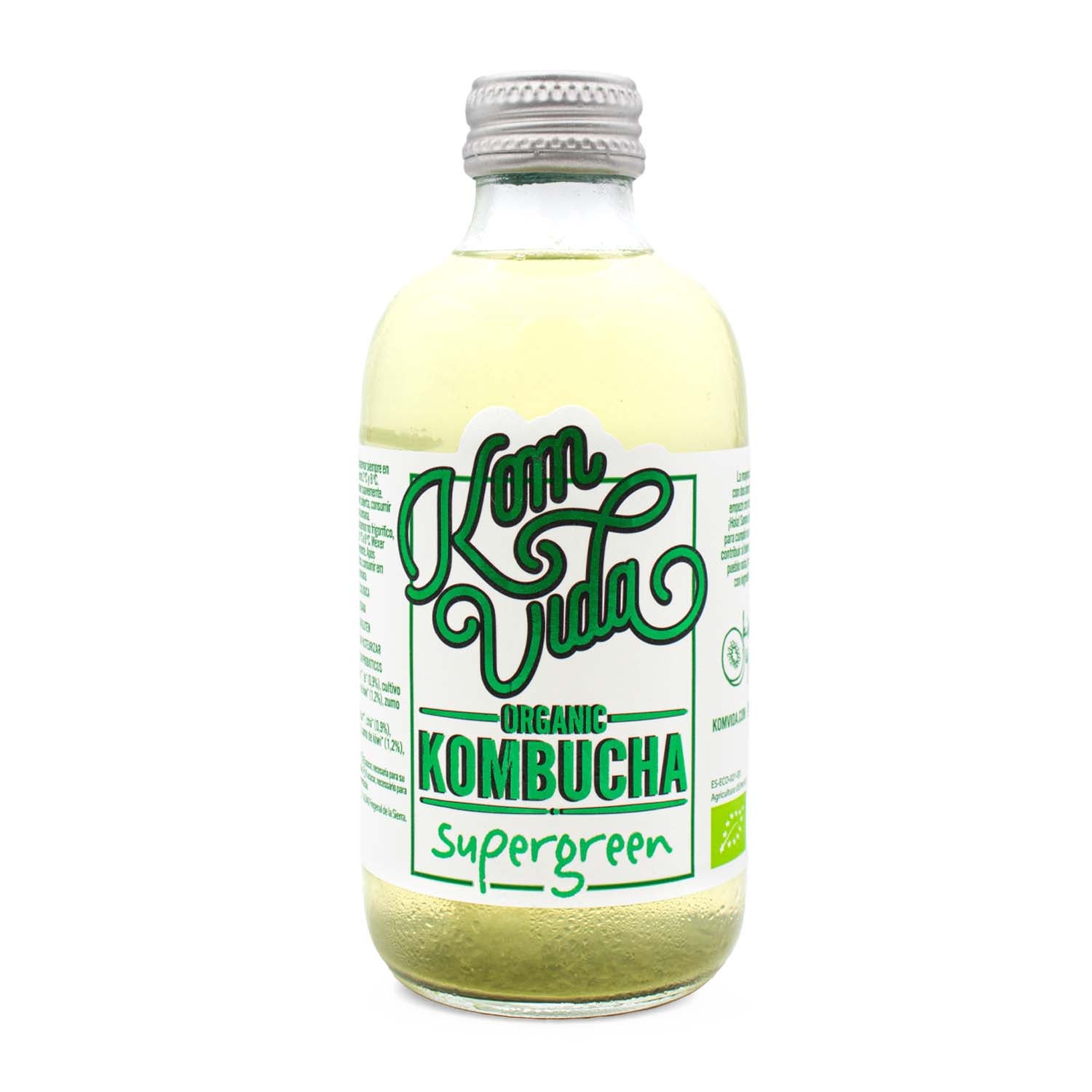Kombucha sabor Supergreen 250ml Komvida