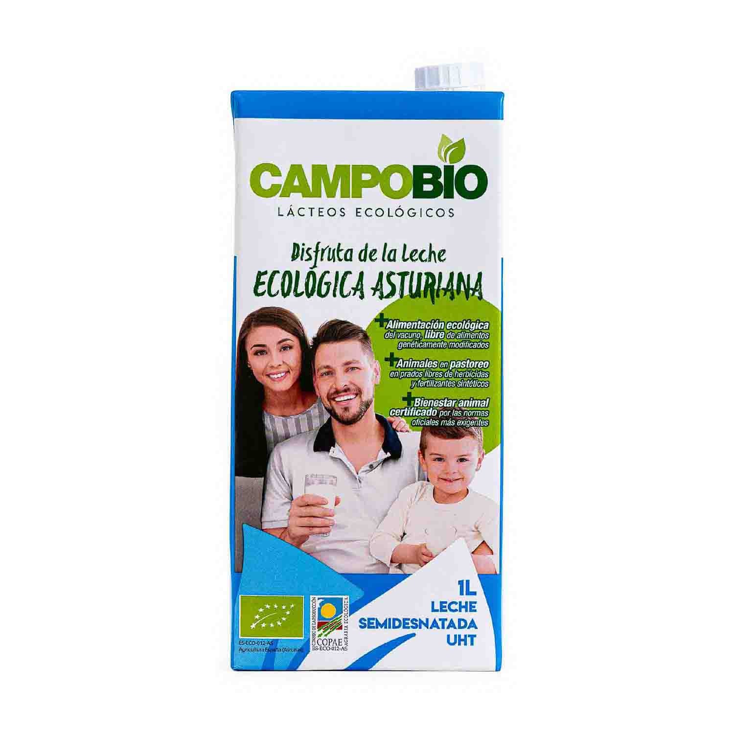 Leche Semidesnatada 1L Campobio