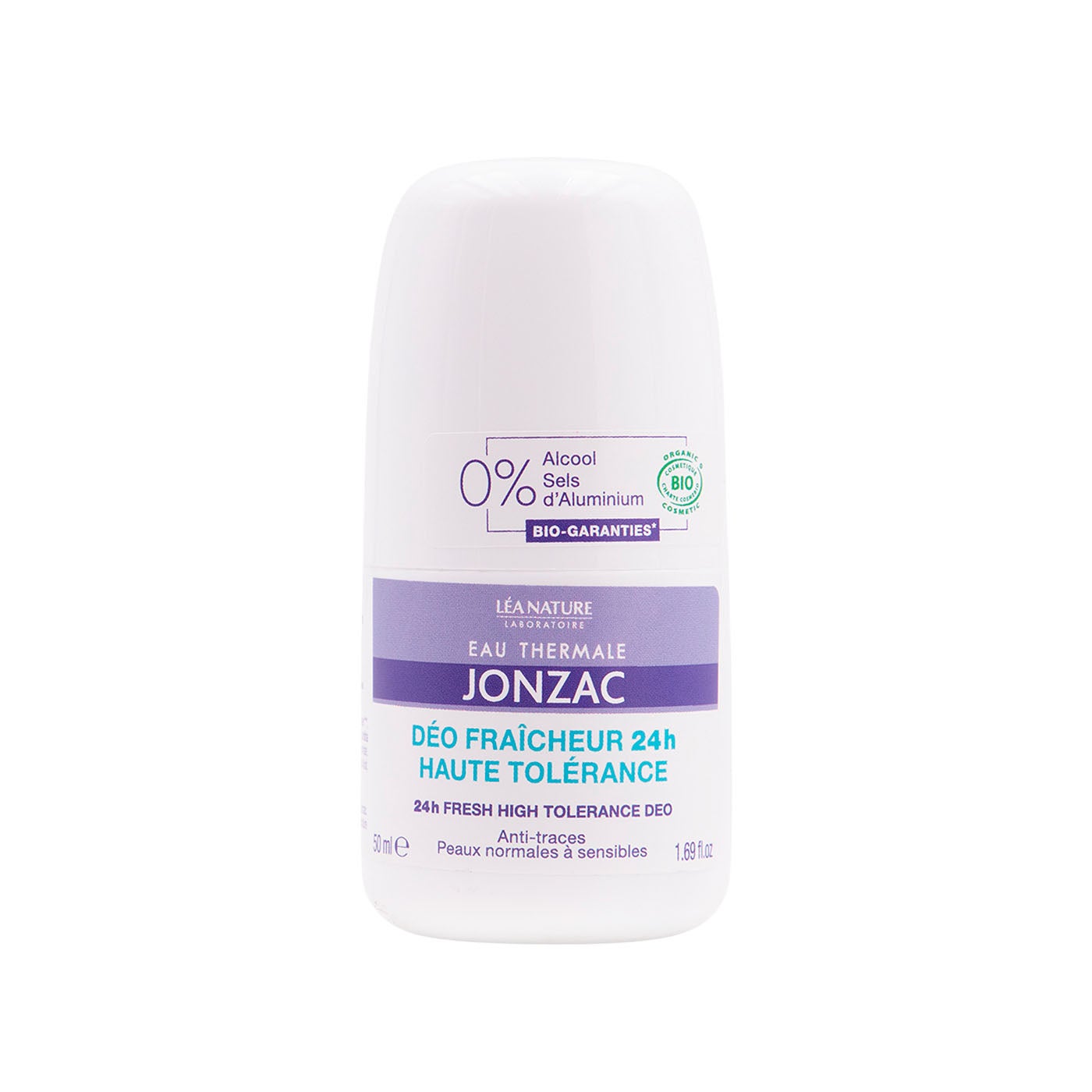 Desodorante Roll On 24h Frescor de Alta Tolerancia 50ml Jonzac