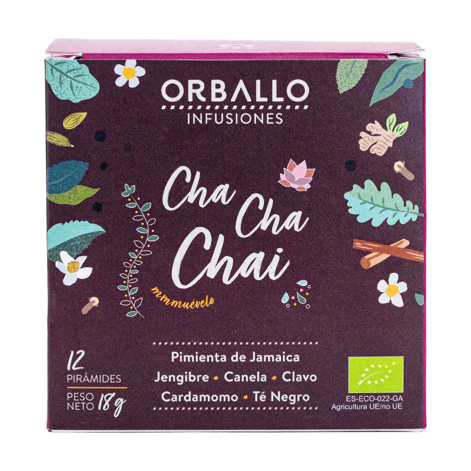 Infusión Cha Cha Chai 12 Filtros Orballo
