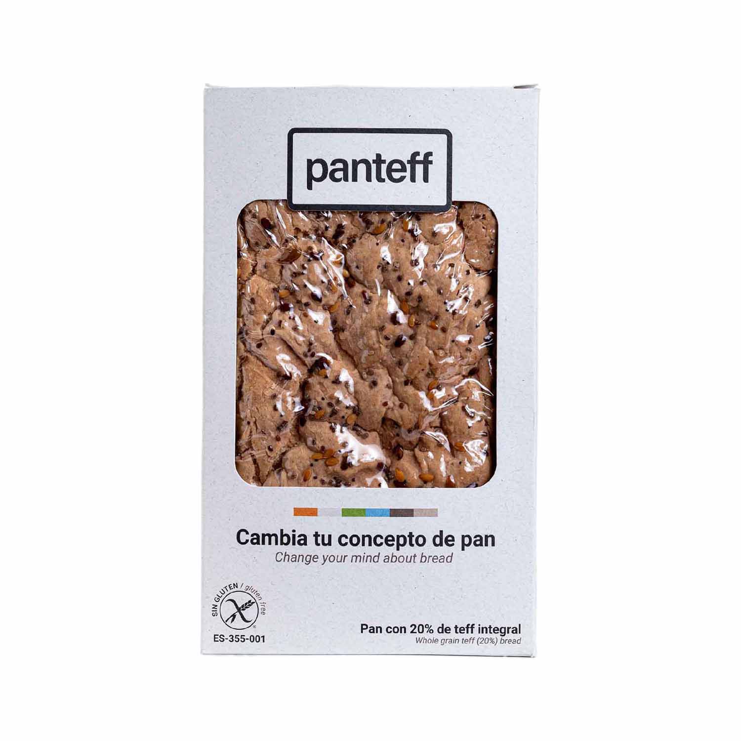 Pan de Teff 20% Integral sin Gluten 650g Panteff