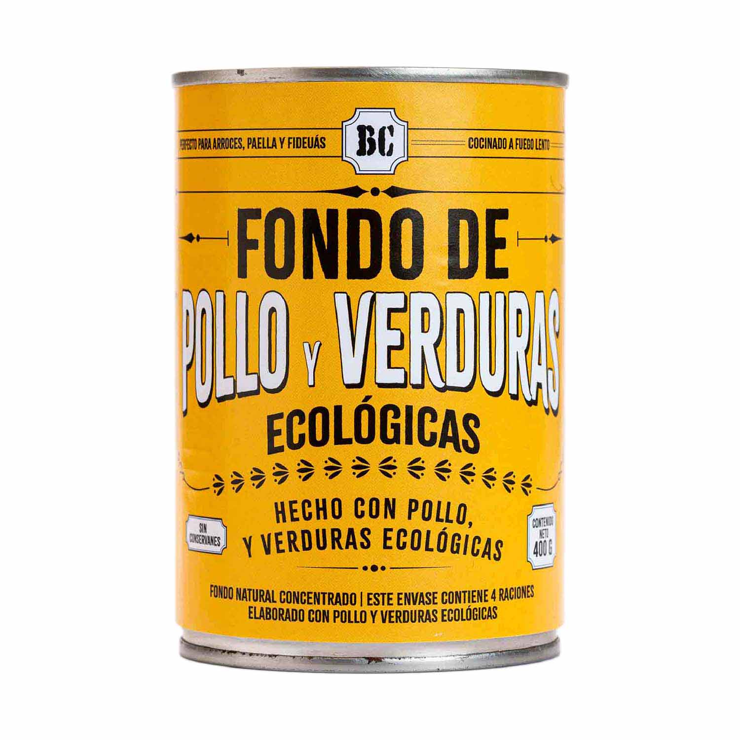 Fondo de Pollo y Verdura Eco 400g Bio Cesta