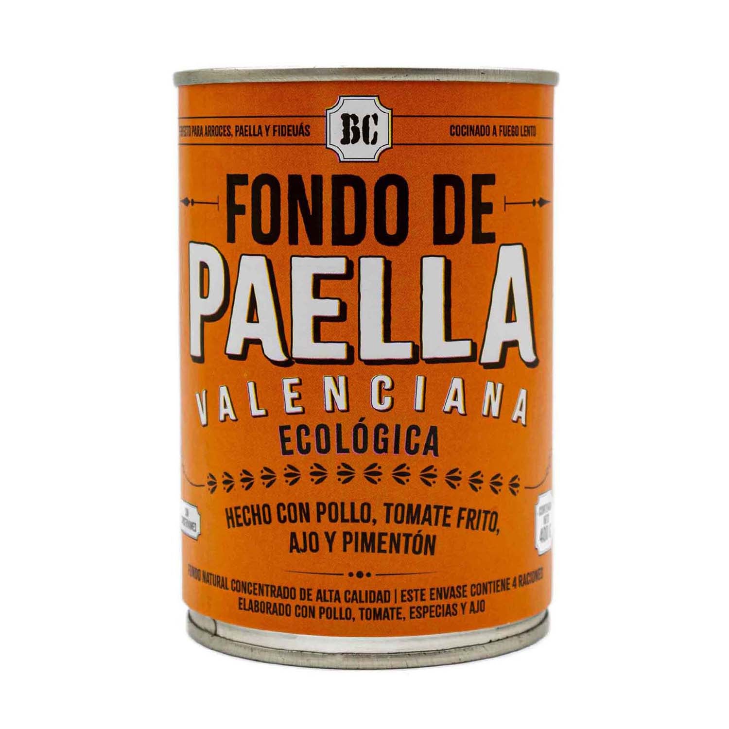 Fondo de Paella Valenciana Eco 400g Bio Cesta