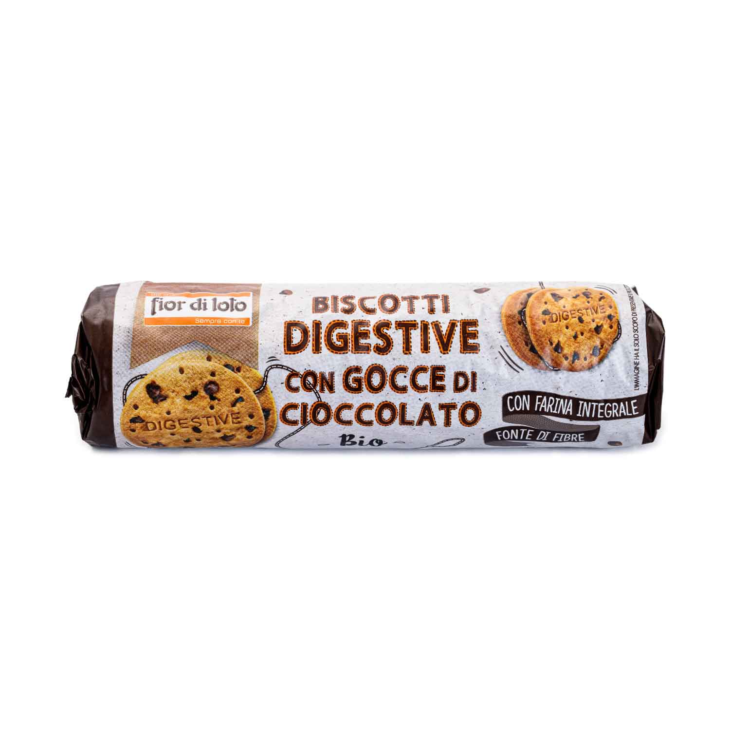 Galletas Digestive Tubo con Chips de Chocolate 250g La Finestra Sul Cielo