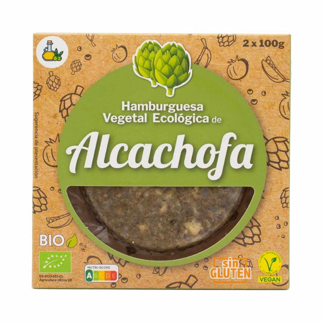 Hamburguesa Vegetal con Alcachofa Bio 2x100g Bio Cesta