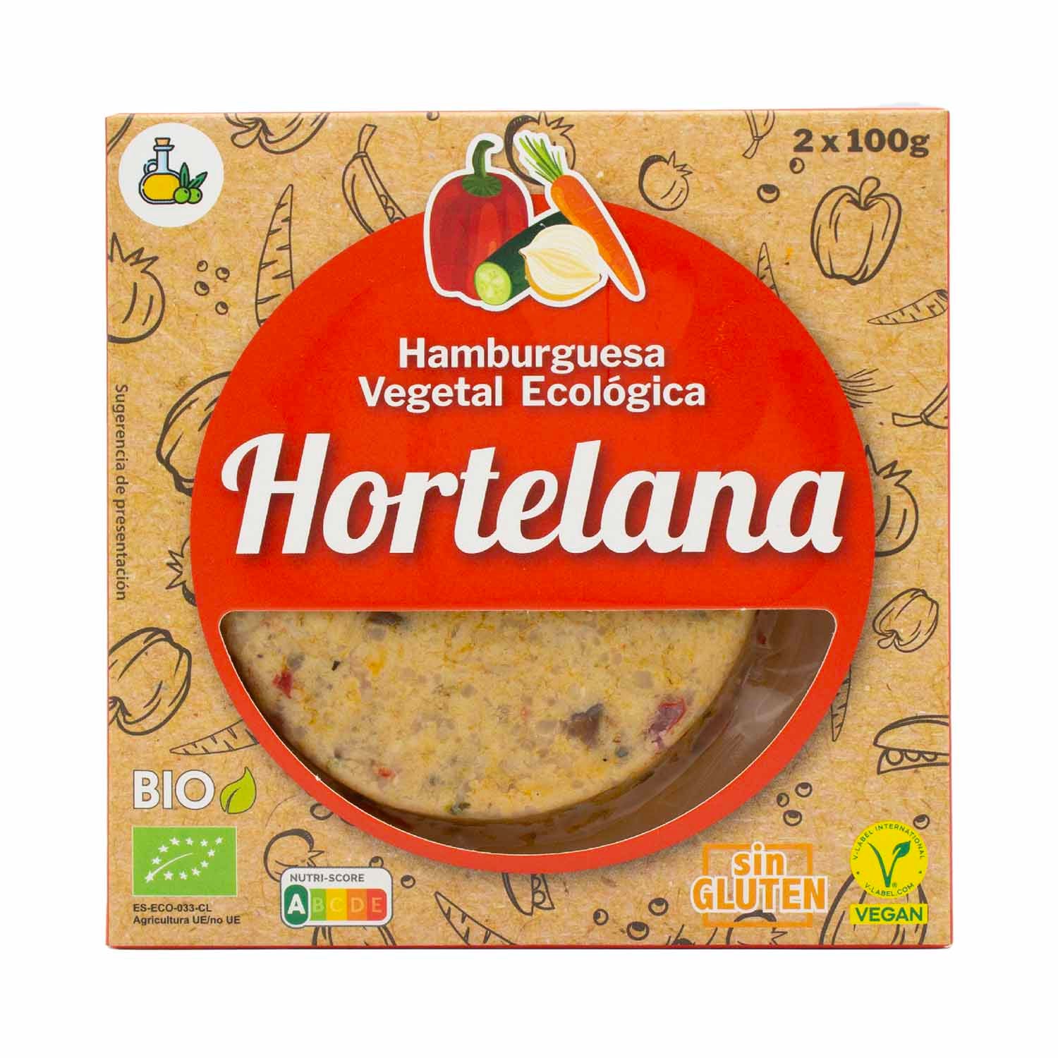 Hamburguesa Vegetal Hortelana 2x100g Bio Cesta