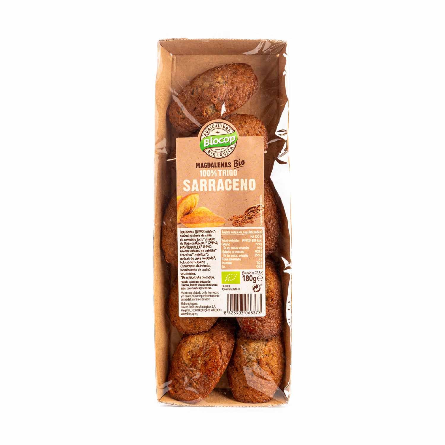 Magdalenas de Trigo Sarraceno 180g Biocop