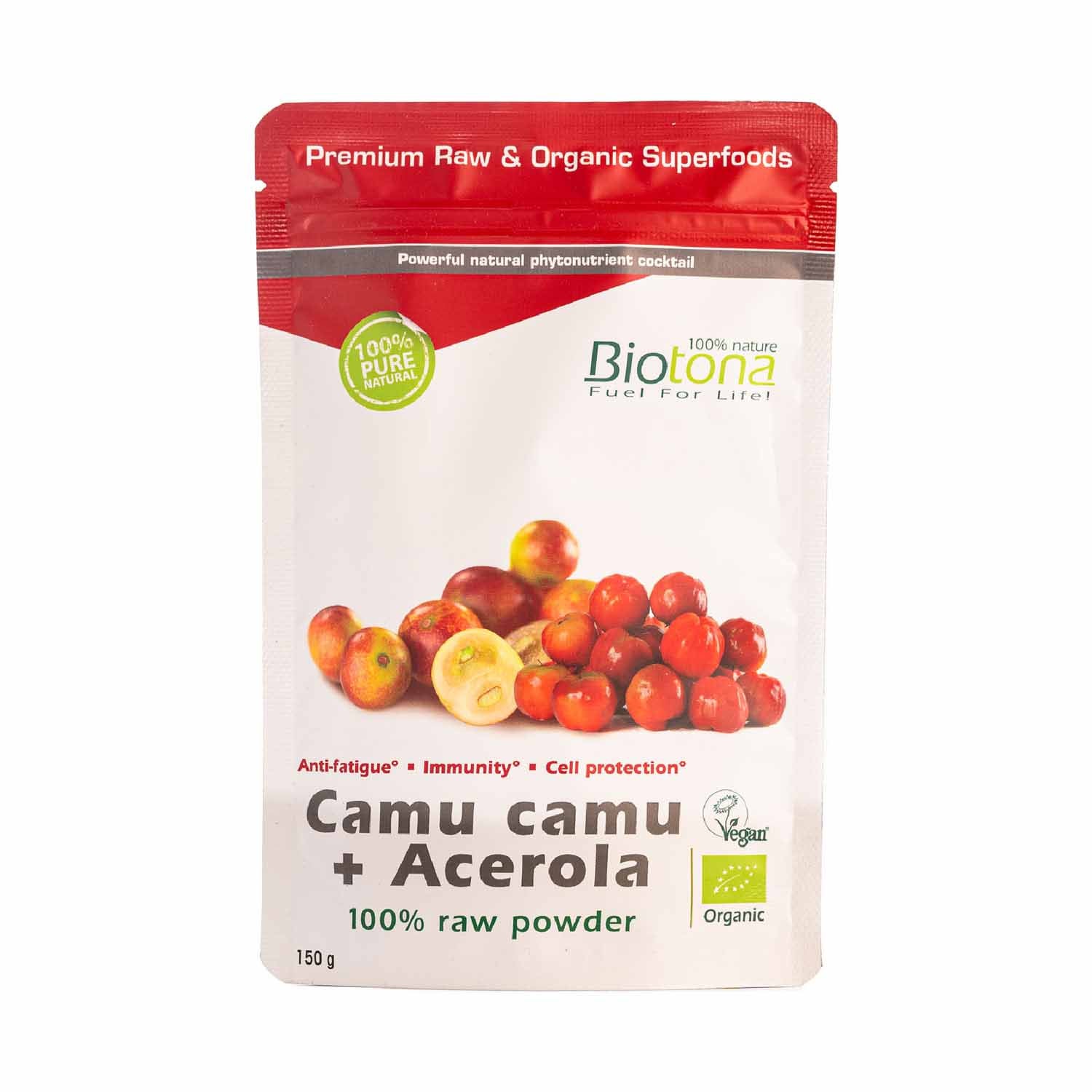 Camu Camu y Acerola en Polvo 150g Biotona