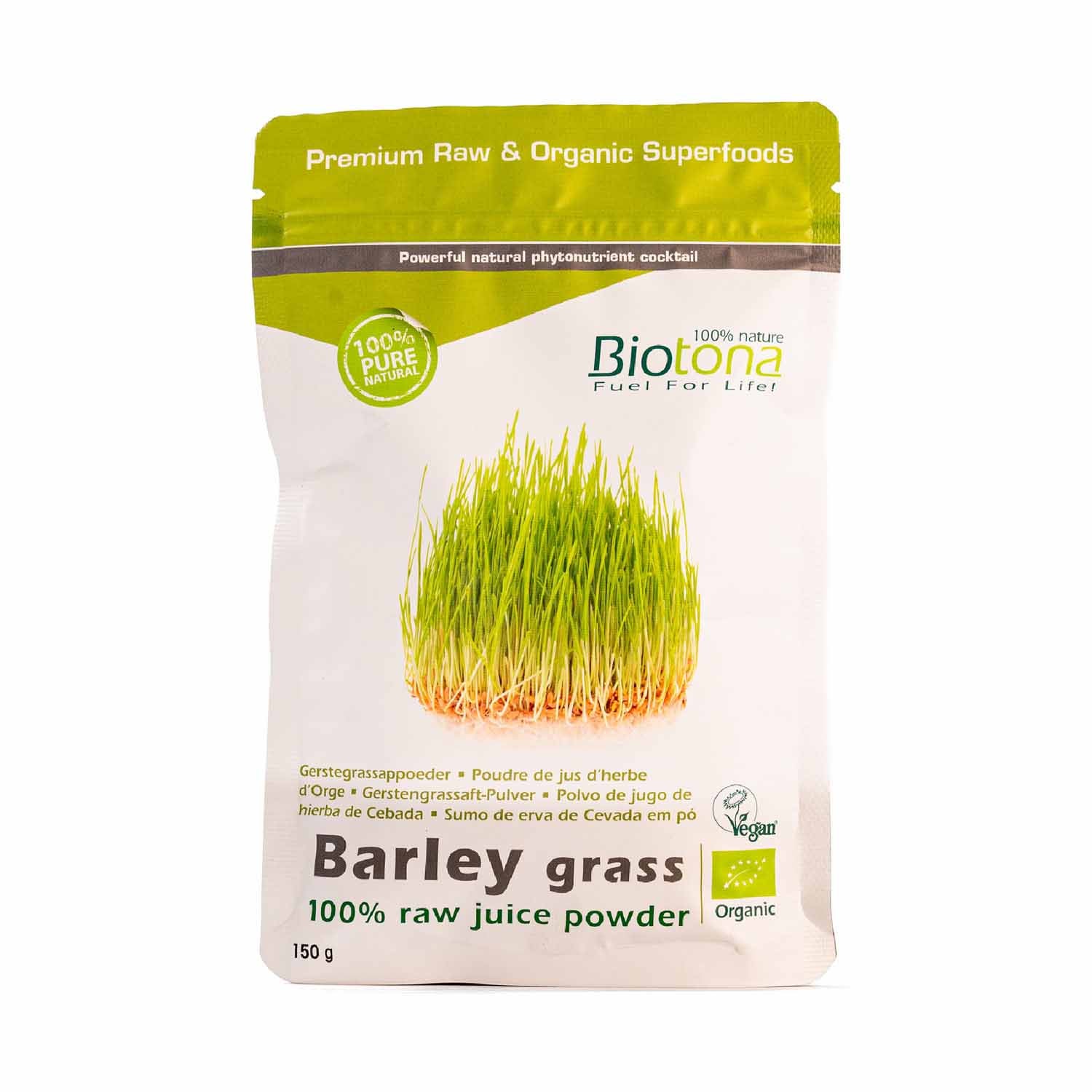 Barley Grass Raw Cebada Bio 150g Biotona