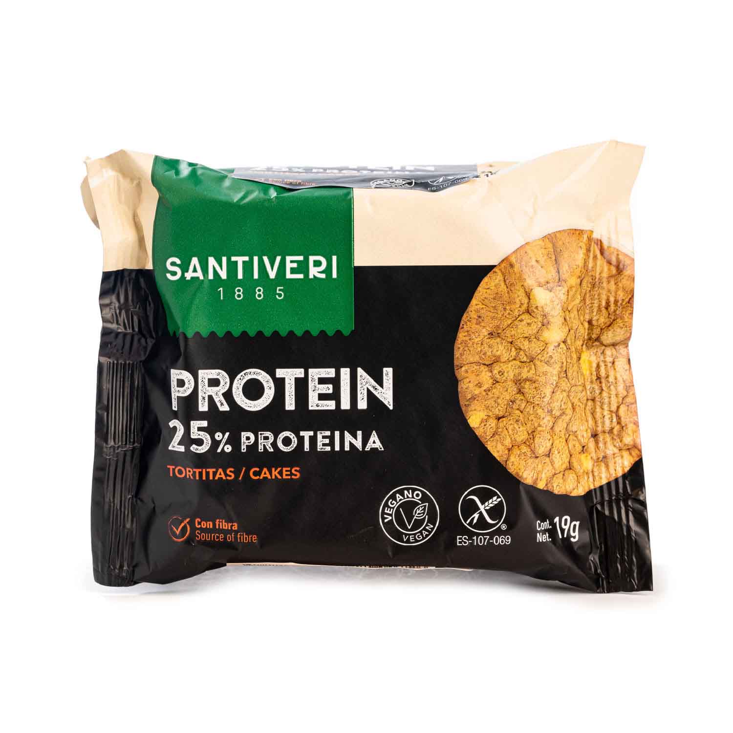 Tortitas de Proteína 3x3 57g Santiveri 