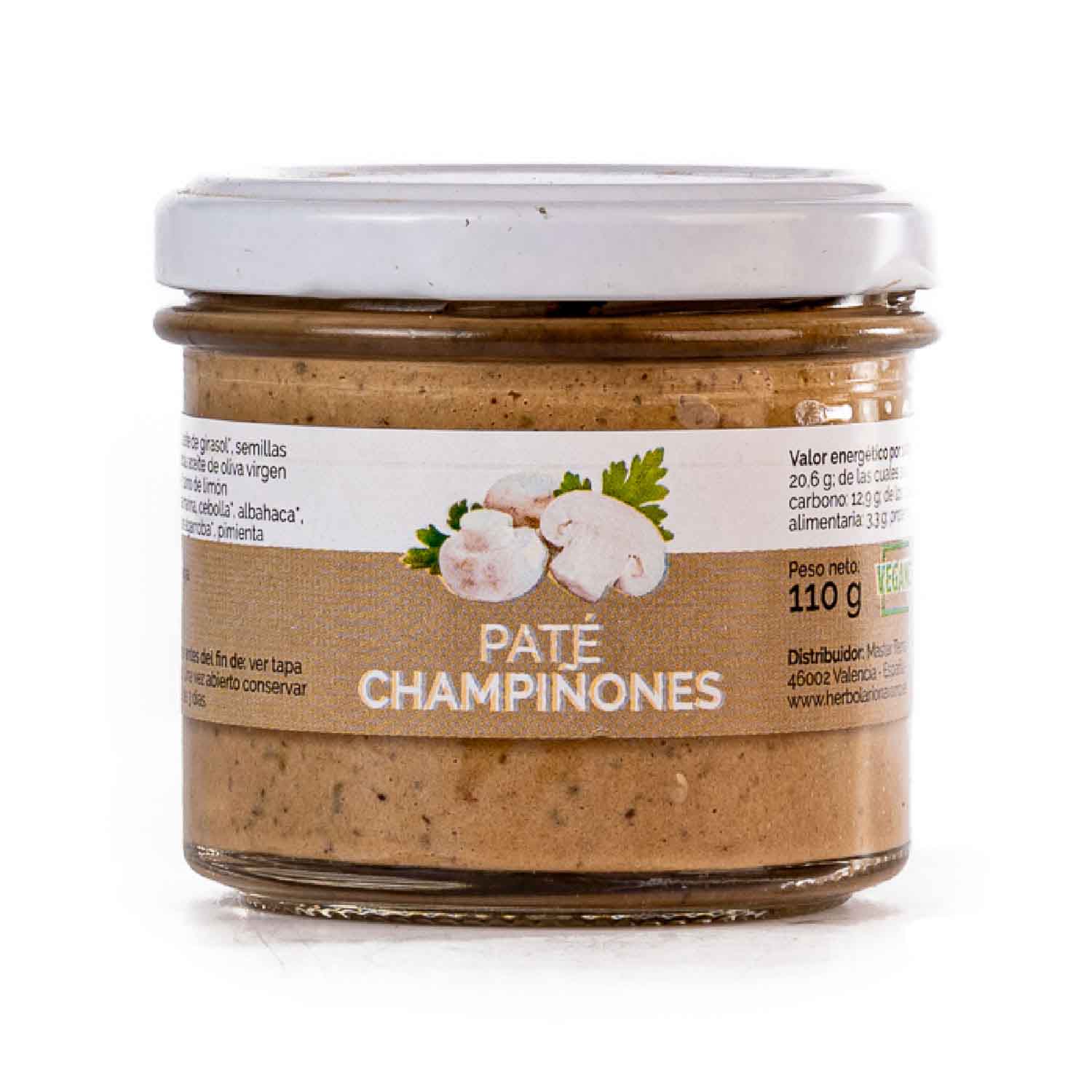 Paté Vegano de Champiñones Bio 110g Bio Cesta