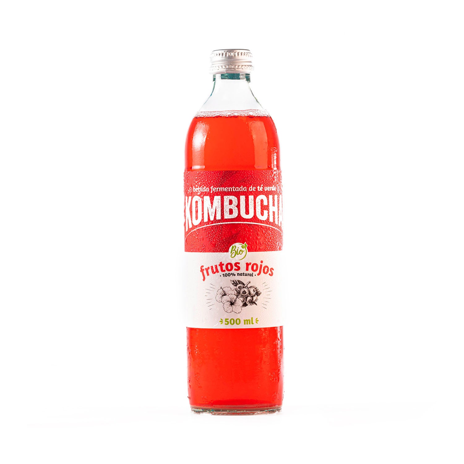 Kombucha sabor Frutos Rojos 500ml Organic Sac