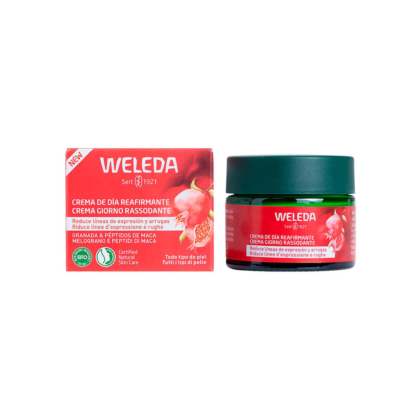 Crema Facial Día Reafirmante de Granada 40ml Weleda